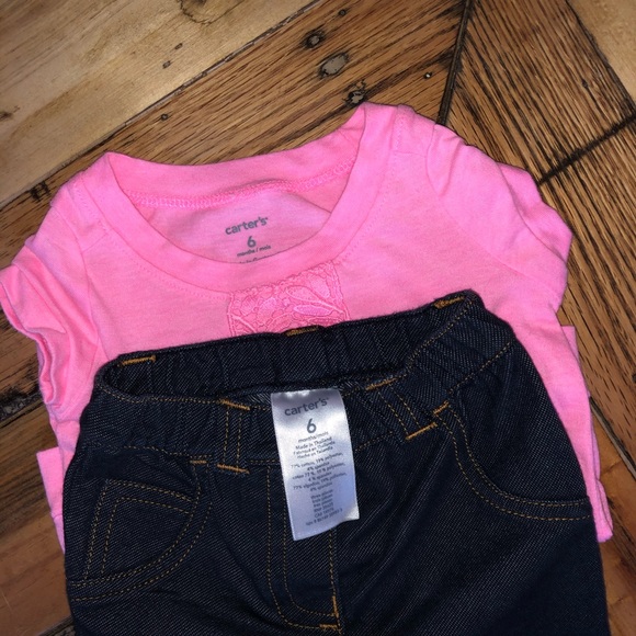 Carters pink too and leggings set - Picture 3 of 3